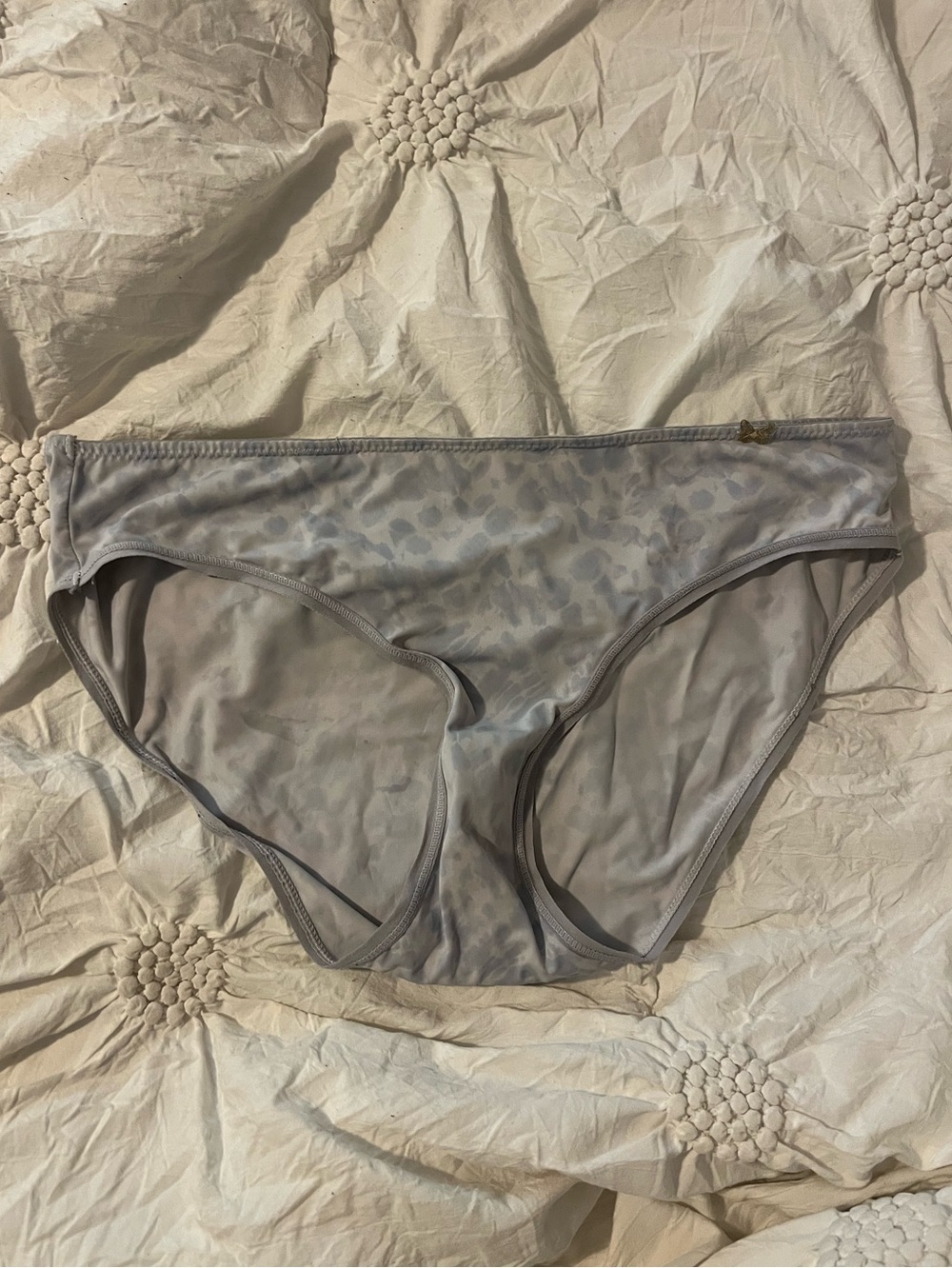 well used panties - jessica simpson satin underwear